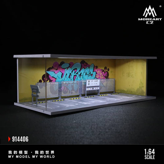 ELŐRENDELÉS - #MO914406 - MoreArt - Parkoló dioráma LED világítással - Graffity