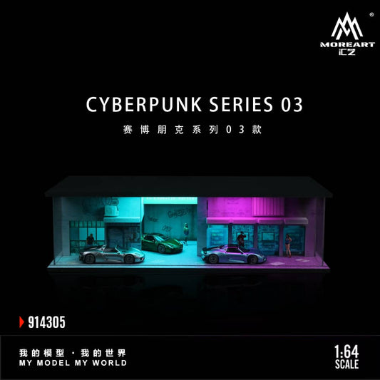 #MO914305 - Assembled Diorama Cyperpunk 03 Theme with LED Light