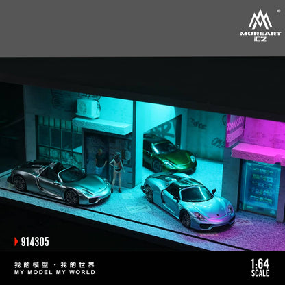 #MO914305 - Assembled Diorama Cyperpunk 03 Theme with LED Light