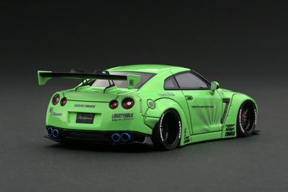 nissan lw-works gt-r r35 green metallic