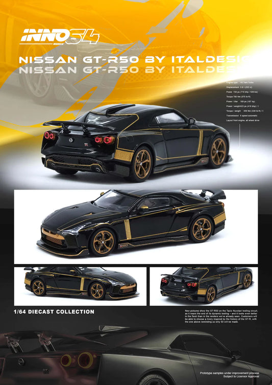 Nissan GT-R50 By Italdesign, Fekete