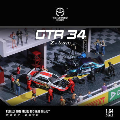 Time Micro - Nissan Skyline GT-R GT-R R34 Nismo Z-Tune Metál/Lila