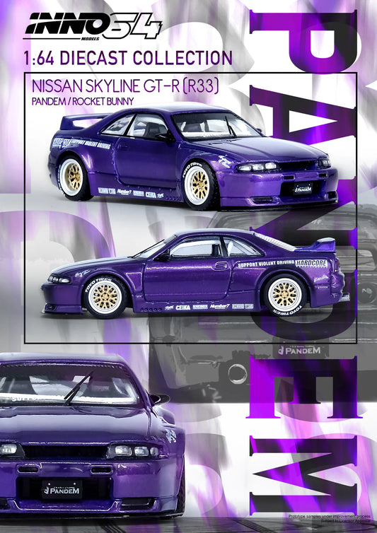 Nissan Skyline GT-R (R33) *Pandem Rocket Bunny*, Lila