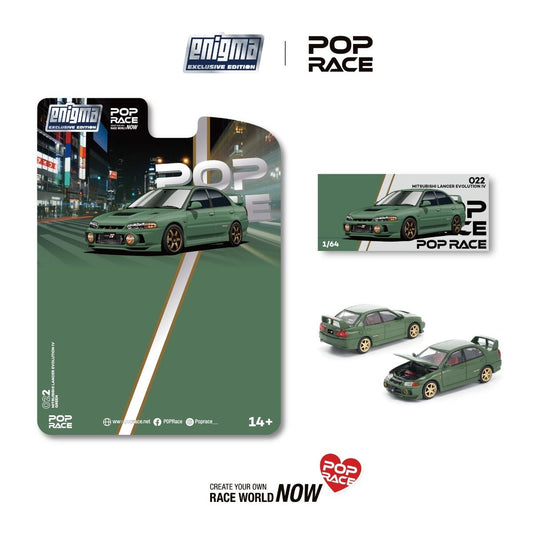 ELŐRENDELÉS - #PRE022 - Mitsubishi Lancer Evolution IV, Green