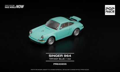 ELŐRENDELÉS - #PR640205 - Porsche Singer 964, Tiffany Blue