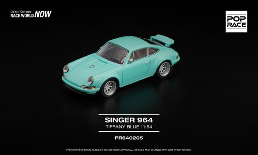 ELŐRENDELÉS - #PR640205 - Porsche Singer 964, Tiffany Blue