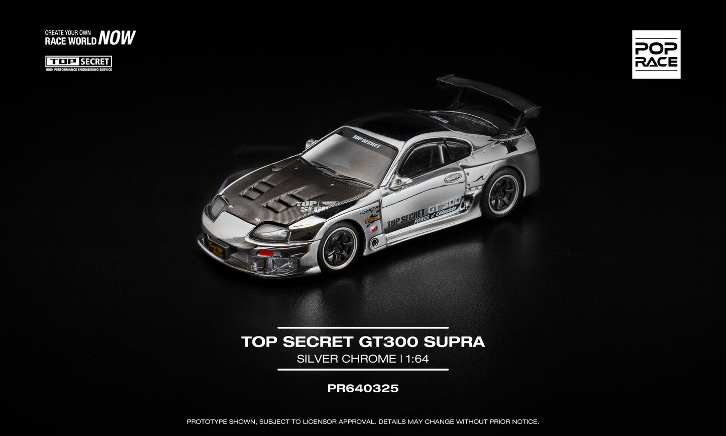 ELŐRENDELÉS - #PR640325 - Top Secret GT300 Supra, Silver Chrome