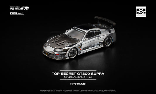 ELŐRENDELÉS - #PR640325 - Top Secret GT300 Supra, Silver Chrome