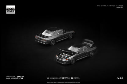 ELŐRENDELÉS - #PRDC002 - Nissan Skyline GT-R R32, Dark Chrome