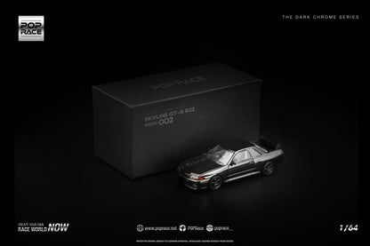 ELŐRENDELÉS - #PRDC002 - Nissan Skyline GT-R R32, Dark Chrome