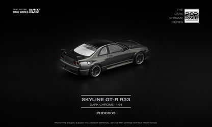 ELŐRENDELÉS - #PRDC003 - Nissan Skyline GT-R R33, Dark Chrome