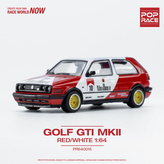 Golf GTI MK II - Red White With Decals