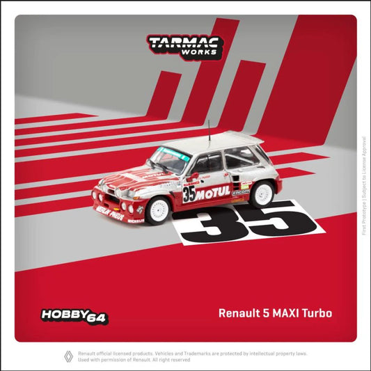 1987 Renault 5 Maxi Turbo #35 Giovanni Rossi European Hill Climb Championship, Red/White