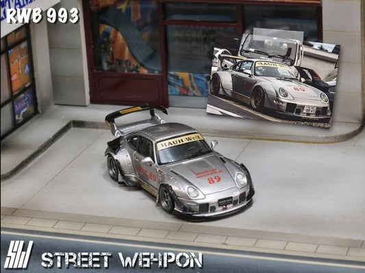 Street Warrior - 993 RWB GT Wing (alacsony légterelő), Ezüst