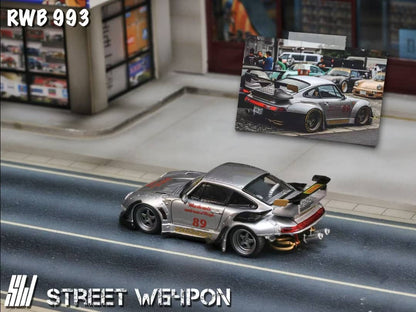 Street Warrior - 993 RWB GT Wing (alacsony légterelő), Ezüst