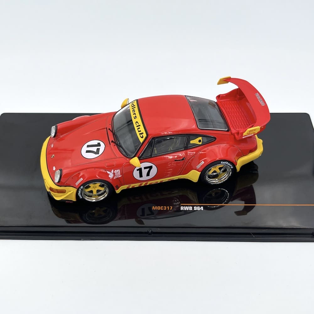 Porsche RWB 964 Idlers red/yellow