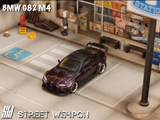 ELŐRENDELÉS - Street Warrior - M4 G82, Adro Body Kit Wild Body - Midnight Purple