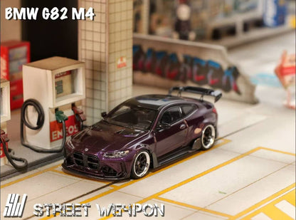 ELŐRENDELÉS - Street Warrior - M4 G82, Adro Body Kit Wild Body - Midnight Purple
