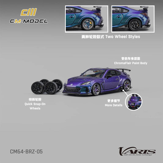 ELŐRENDELES - #CM64-BRZ-05 Subaru BRZ Mk2 ZD8 Varis Arising-1 Magic Purple