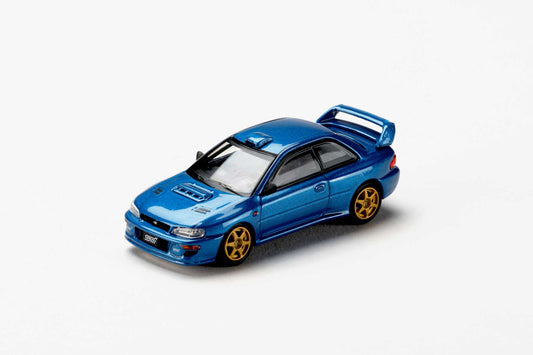 #HJDM003B-10 - Hobby Japan JDM64 -  Subaru Impreza (GC8) WRX 22B STI - JDM verzió - Kék