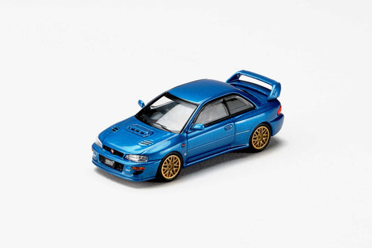 #HJDM003A-09 - Hobby Japan JDM64-  Subaru Impreza (GC8) WRX 22B STI - Utcai verzió - Kék