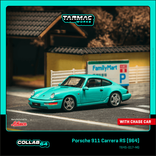 ELŐRENDELÉS - #TC-T64S-017-MG - Porsche 911 Carrera RS (964), Mint Green