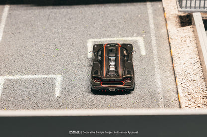 ELŐRENDELÉS - #TC-T64G-TL005-BCF - Koenigsegg Agera RS, Black carbon fibre / Red