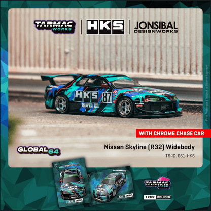 ELŐRENDELÉS - #TC-T64G-061-HKS - Nissan Skyline R32 Wide Body, HKS Livery