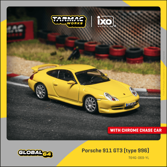 ELŐRENDELÉS - #TC-T64G-069-YL - Porsche 911 GT3 (Type 996), Yellow