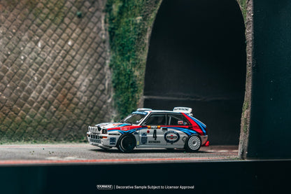 ELŐRENDELÉS - #TC-T64-049-92MCR04 - Lancia Delta HF Integrale Monte Carlo Rally 1992 Winner - Didier Auriol / Bernard Occelli, Blue White Red