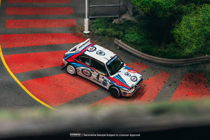 ELŐRENDELÉS - #TC-T64-049-92MCR04 - Lancia Delta HF Integrale Monte Carlo Rally 1992 Winner - Didier Auriol / Bernard Occelli, Blue White Red
