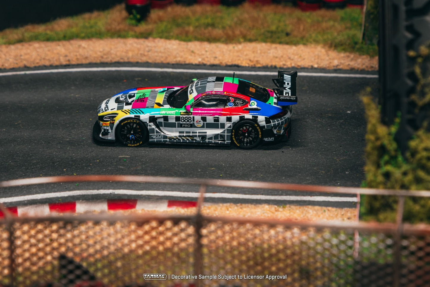 ELŐRENDELÉS - #TC-T64-062-25BH888 - Mercedes AMG GT3 Bathurst 12h 2025 Gruppem_Racing - Maro Engel / Mika l Grenier / Maxime Martin, Multicolor