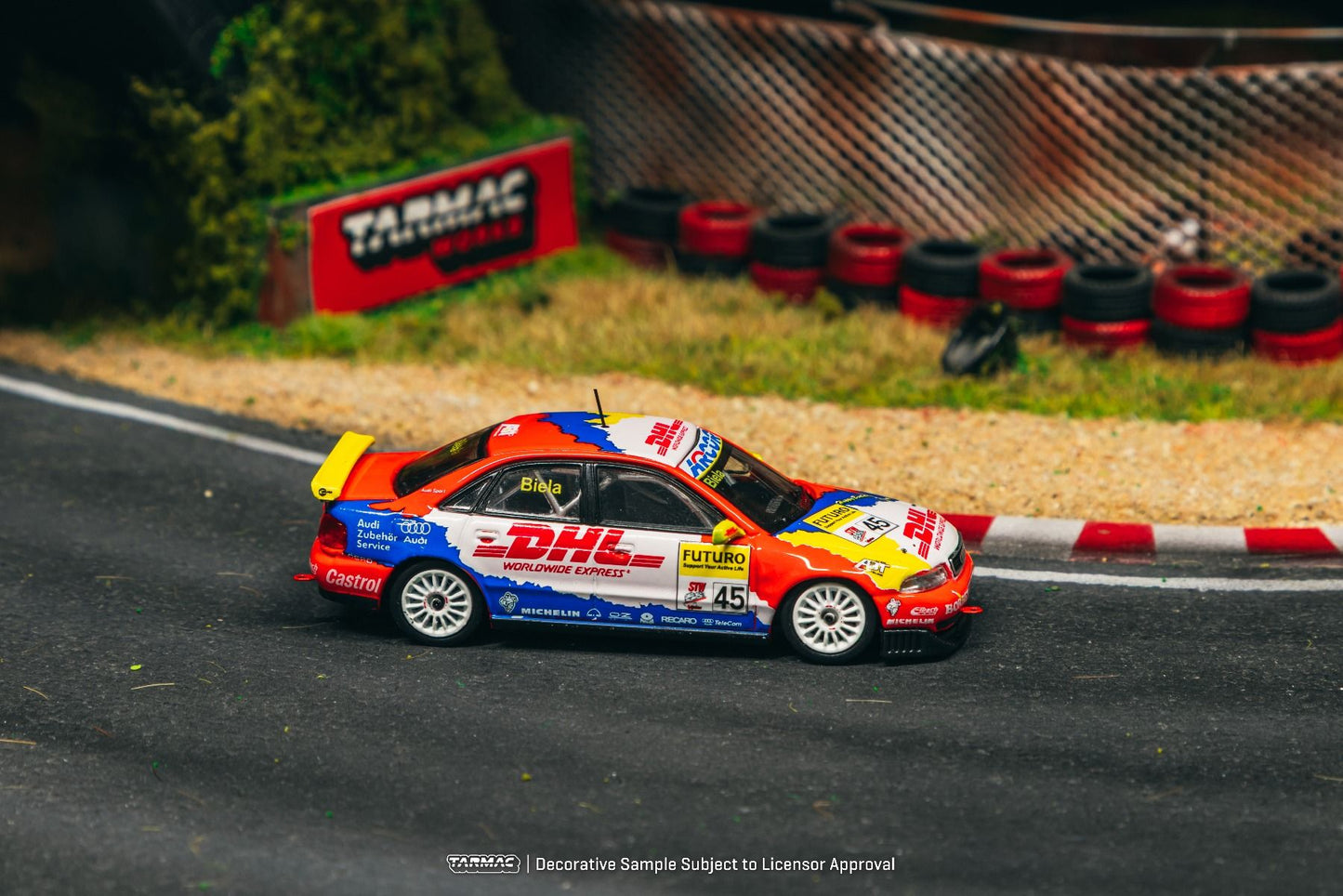 ELŐRENDELÉS - #TC-T64-077-98STW45 - Audi A4 Quattro Super Tourenwagen Cup 998 - Frank Biela, Multicolor