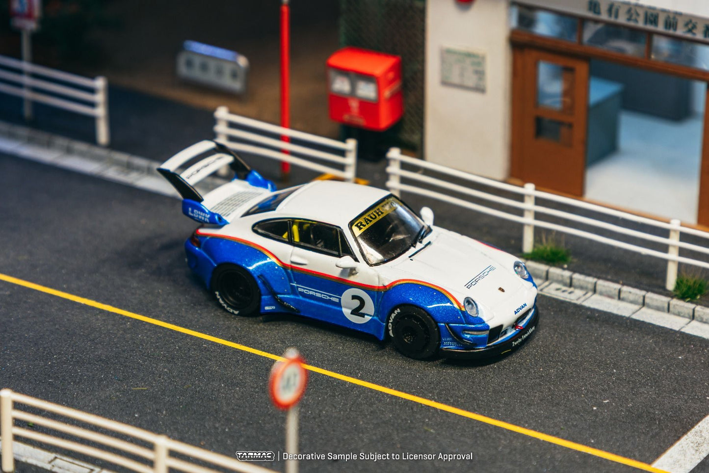 ELŐRENDELÉS - #TC-T64-TL-017-LBWK2 - RWB 993 Liberty Walk Collaboration With Container, Blue White