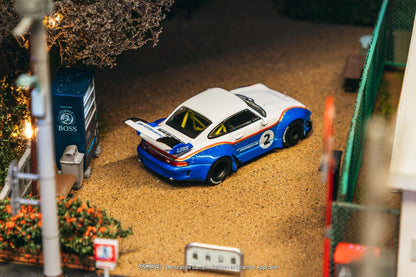 ELŐRENDELÉS - #TC-T64-TL-017-LBWK2 - RWB 993 Liberty Walk Collaboration With Container, Blue White