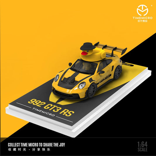 Time Micro - Porsche 911 (992) GT3 RS Figurával, Yellow