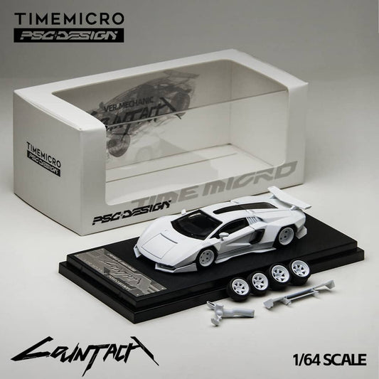 TimeMirco x PSC Design - PSC Design Concept Countach LPI800-4 "V" Ver. Mechanic Grey-White Color