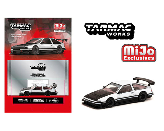 Toyota Sprinter Trueno AE86 Widebody by Jon Sibal, White/Black