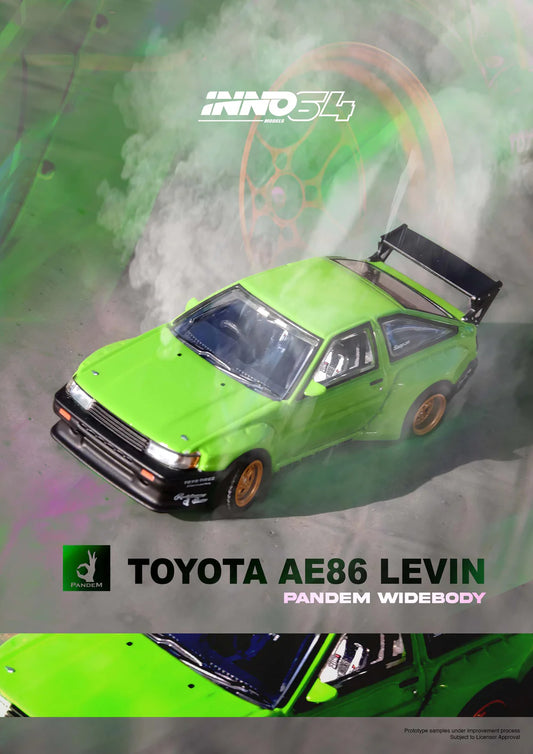 Toyota AE86 Levin *Pandem Rocket Bunny*, Zöld