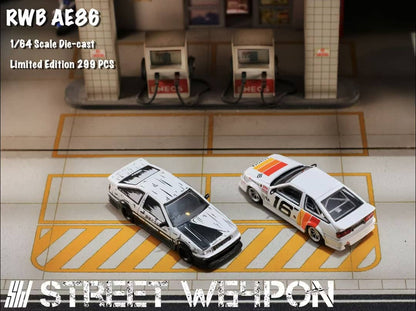 Street Warrior - RWB Levin AE86 Livery: Manga Fujiwara