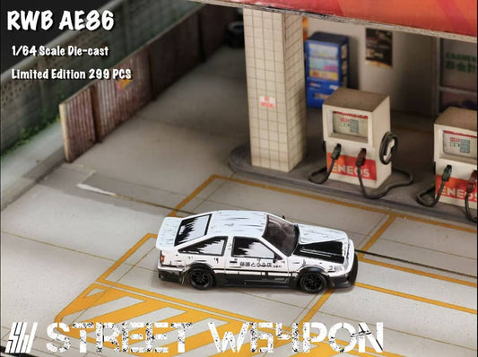 Street Warrior - RWB Levin AE86 Livery: Manga Fujiwara