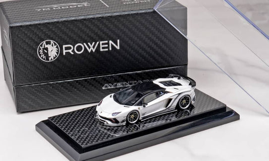 ELŐRENDELÉS - YM Model - Rowen Aventador S LP740-4, Resin, White with Black Top