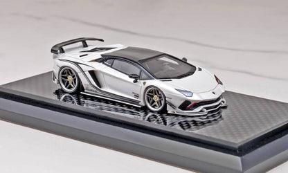 ELŐRENDELÉS - YM Model - Rowen Aventador S LP740-4, Resin, White with Black Top